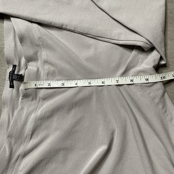 Eileen Fisher Pants Womens M Gray Stretch Crepe Straight Comfy Work Gym Casual - Picture 9 of 10